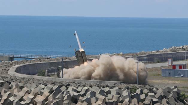 TAYFUN Blok-3 füzesinin test atışından bir görüntü.
