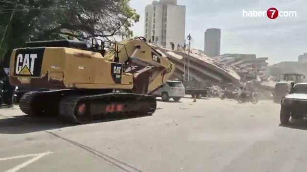Venezuela'da deprem sonrası arama kurtarma çalışmaları