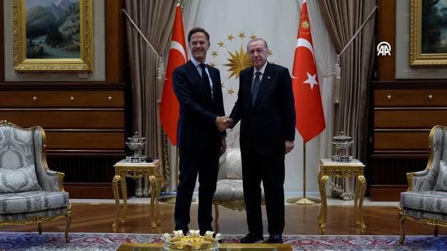 Cumhurbaşkanı Erdoğan, NATO Genel Sekreteri Rutte'yi kabul etti