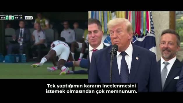 İptal edilen kırmızı kart Dünya Kupasını karıştırdı! İşte Trump’tan ilk açıklamalar İptal edilen kırmızı kart Dünya Kupasını karıştırdı! İşte Trump’tan ilk açıklamalar