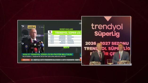 Süper Lig fikstür çekimi sırasında Fenerbahçe ve Galatasaray temsilcileri arasında yaşanan gergin anlar