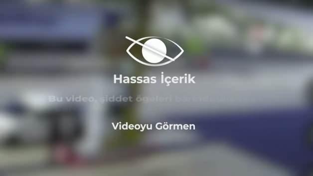 Mardin'in Nusaybin ilçesinde meydana gelen trafik kazasına ait güvenlik kamerası görüntüsü.