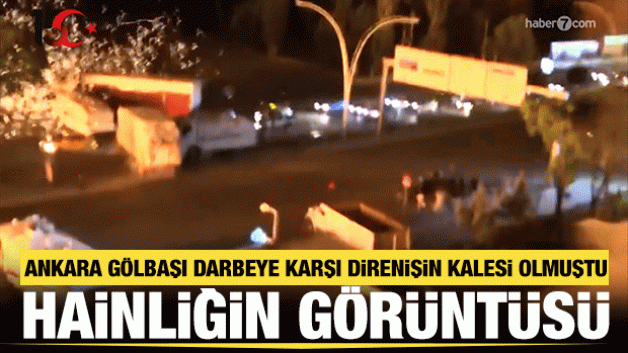 15 Temmuz darbe girişimi sırasında Ankara'daki Özel Harekat Başkanlığı'na yapılan saldırıları anlatan görsel.
