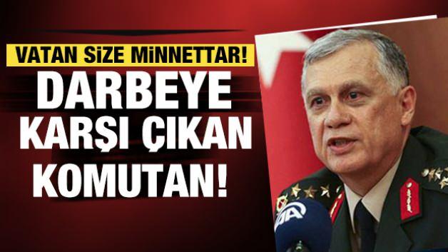 15 Temmuz sürecinde 1. Ordu Komutanı olarak görev yapan Ümit Dündar