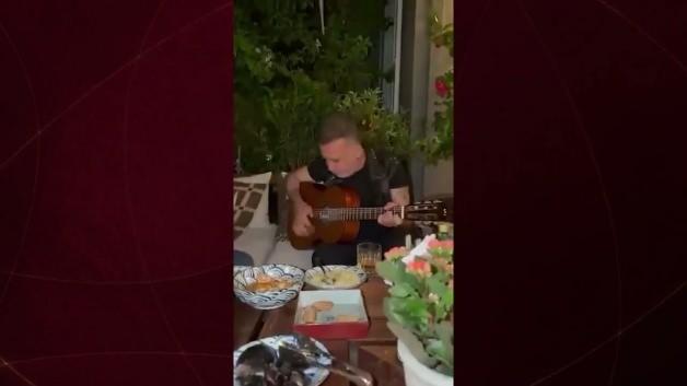 Haluk Levent ve Hüseyin Başaran'ın bir aradayken çekildiği iddia edilen görüntülerden bir kesit.