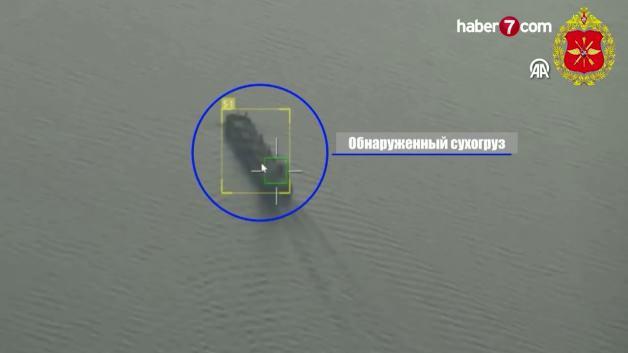 Rusya, &Ccedil;ornomorsk Limanı'nda askeri y&uuml;k taşıdığı &ouml;ne s&uuml;r&uuml;len gemiyi vurduğunu a&ccedil;ıkladı