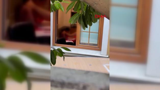 Büyükçekmece'de rehabilitasyon merkezinde çocuğa şiddet görüntüleri.