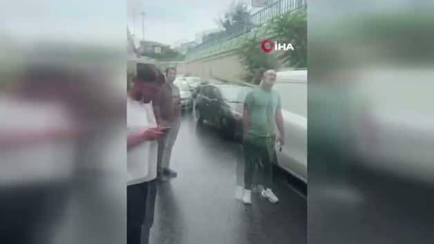 Güngören'de sular altında kalan alt geçit