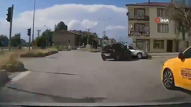 Erzurum'da meydana gelen trafik kazası