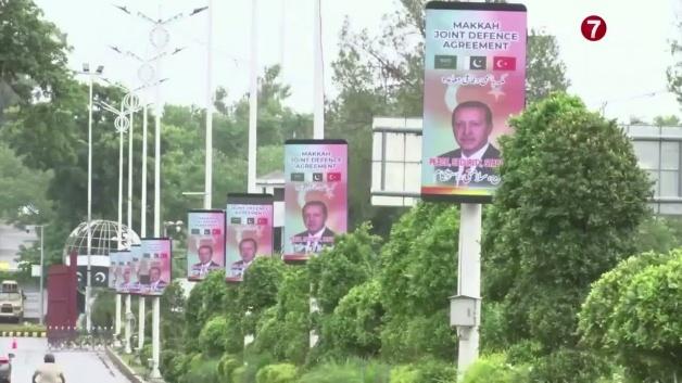 Pakistan'daki simge yapılar, Türkiye, Suudi Arabistan ve Pakistan bayraklarıyla ışıklandırıldı
