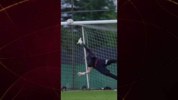 Muhammed Salah bildiğiniz gibi: Antrenmanda attığı gol gündem oldu