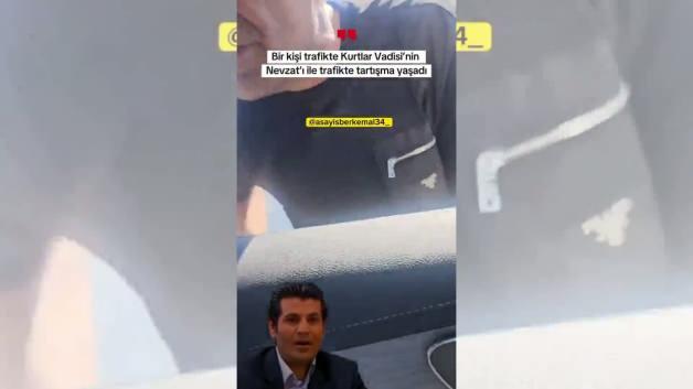 Kurtlar Vadisi'nin Katır Nevzat'ı Nevzat Yakışırboy, trafikte aracından inip k&uuml;f&uuml;rler savurdu!