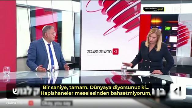 İsrail Ulusal Güvenlik Bakanı Ben-Gvir canlı yayında katliam çağrılarını yineledi