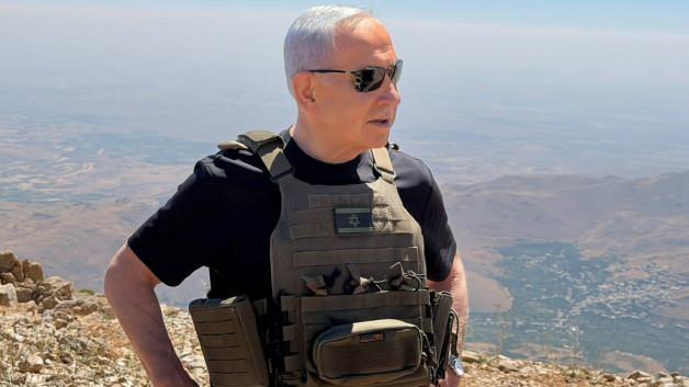 Netanyahu'dan Suriye'de k&uuml;stah a&ccedil;ıklama! Hermon Dağı'ndan tehditler savurdu