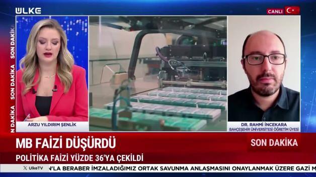 Merkez Bankası, politika faizini y&uuml;zde 36'ya d&uuml;ş&uuml;rd&uuml;