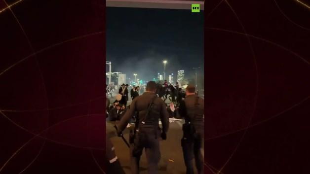 Yahudilere meydan dayağı: İsrail'i ayağa kaldıran g&ouml;r&uuml;nt&uuml;