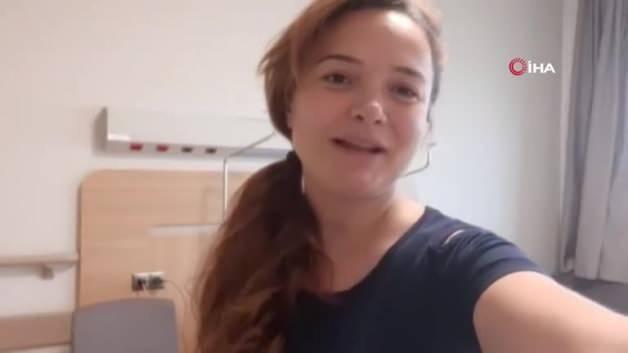 Koronaviruse Yakalanan 8 Aylik Hamile Kadindan Maske Cagrisi Video 7