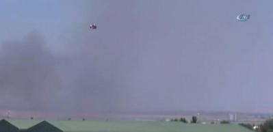 Polis aracının ge&ccedil;işi sırasında patlama!