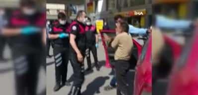 Polisi tehdit eden s&uuml;r&uuml;c&uuml;ye 6 bin 905 lira ceza
