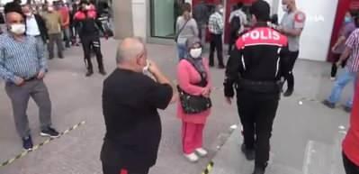 Polisin sosyal mesafe uyarısına ilgin&ccedil; yanıt!