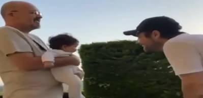 Murat Dalkılı&ccedil;, Hande Er&ccedil;el'in yeğeniyle eğlendi