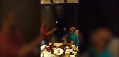 Restoranda amuda kalkmak isteyen gencin dramı!