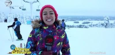 Rovaniemi'de kayak yapmanın keyfi bir başka