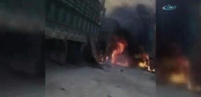 Rus u&ccedil;aklarından hava bombardımanı