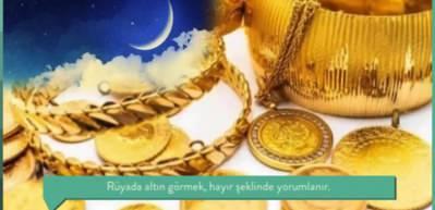 Rüyada altın görmek ne demek? 