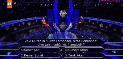 Sabriye Şeng&uuml;l Kim Milyoner Olmak İster'e damga vurdu