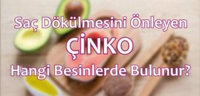 Sa&ccedil; d&ouml;k&uuml;lmesini &ouml;nleyen &ccedil;inko hangi besinlerde bulunur?