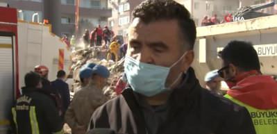 Saglık memuru, n&ouml;bete gitmek i&ccedil;in hazırlanırken depreme yakalandı