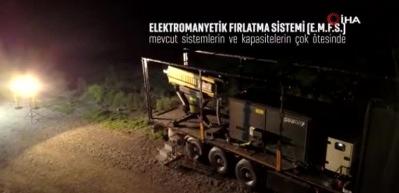 Şahi 209 Block II Elektromanyetik silahının ilk atış testleri başarıyla gerçekleştirildi