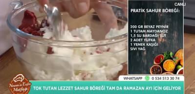 Sahur i&ccedil;in en pratik peynirli b&ouml;rek nasıl yapılır?