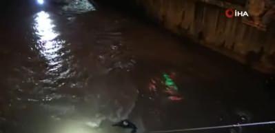 Samsun'da ırmağa atlayan kızını kurtarmak isteyen baba kayboldu
