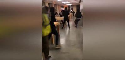 Sarı Yelekliler Apple Store'u bastı!