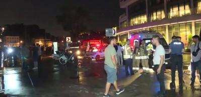 Sarıyer'de minib&uuml;s denize u&ccedil;tu! 6 kişi yaralı