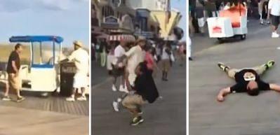 Satıcıya saldırdı d&uuml;nyası şaştı