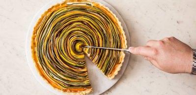 Sebzeli spiral tart tarifi