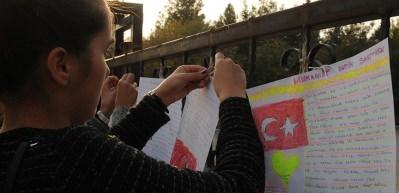 Şehit kaymakamın eşine anlamlı hediye
