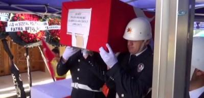 Şehit polis son yolcuğuna uğurlandı