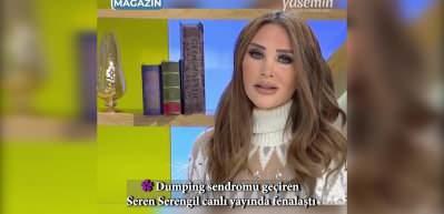 Seren Serengil canlı yayında fenalaştı!