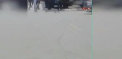 Silahlı sopalı sanayi sitesi baskını kamerada!