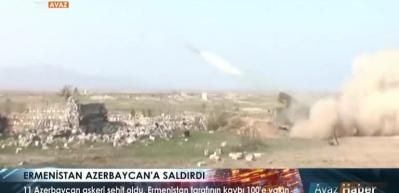 Sınır hattındaki Ermeni hedefleri yerle bir edildi
