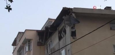 Şişli'de korkutan anlar! &Ccedil;&ouml;kme meydana geldi