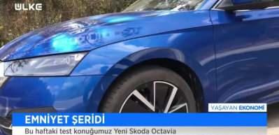 Skoda yeni Octavia modeli ile şov yapmış