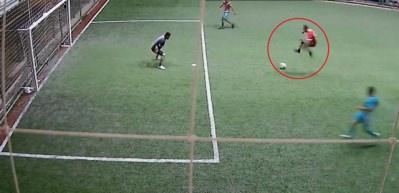 Sosyal medyayı sallayan ilgin&ccedil; gol!