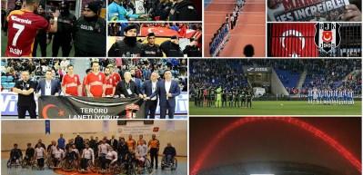 Spor d&uuml;nyası ter&ouml;re karşı tek ses oldu!