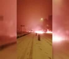 Petrol boru hattı patladı: K.Maraş'ı G.Antep'e bağlayan yol kapandı