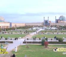 İsfahan'da tarihi yapıların çevrelediği dünyanın ikinci büyük meydanı